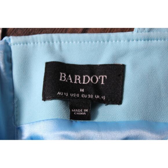 Bardot Corset Top Fitted Bustier Anthropologie Revolve Sky Blue Medium - Picture 4 of 14